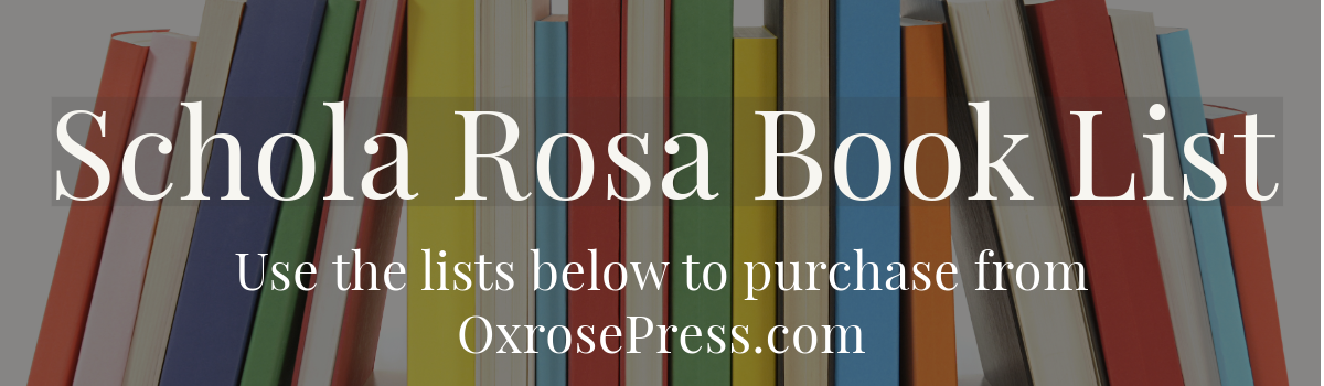 Schola Rosa Booklists Banner